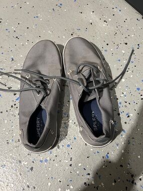 Sperry Men's Gray Mesh Boat Shoes